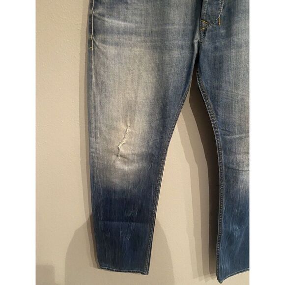 Diesel Jeans Mens 32x29 Blue Safado Reular Slim Straigt Denim Solid - Picture 2 of 9